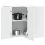Mueble de cocina esquina pared Lucca madera ingeniería blanca von , Küchenschränke - Ref: Foro24-853857, Preis: 83,27 €, Raba...
