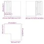 Mueble de cocina esquina pared Lucca madera ingeniería blanca von , Küchenschränke - Ref: Foro24-853857, Preis: 83,27 €, Raba...