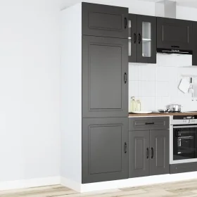 Armario de cocina Kalmar negra de madera de ingeniería by , Kitchen cabinets - Ref: Foro24-853628, Price: 206,12 €, Discount: %