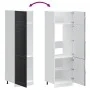 Armario de cocina Kalmar negra de madera de ingeniería von , Küchenschränke - Ref: Foro24-853628, Preis: 206,56 €, Rabatt: %