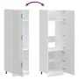 Mueble de cocina Lucca madera contrachapada blanco brillante by , Kitchen cabinets - Ref: Foro24-853869, Price: 226,49 €, Dis...