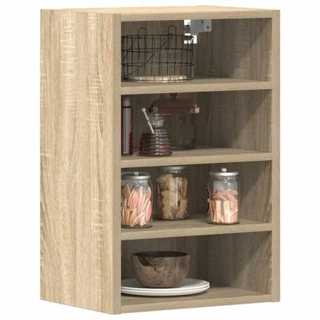 Armario colgante cocina contrachapada color roble 40x29,5x60 cm by , Kitchen cabinets - Ref: Foro24-854177, Price: 47,69 €, D...