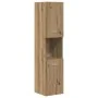 Juego de muebles baño 4 piezas madera ingeniería roble artisan by , Bathroom furniture - Ref: Foro24-3328590, Price: 195,71 €...