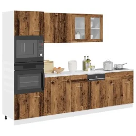 Mueble de cocina 7 piezas madera contrachapada madera vieja von , Küchenschränke - Ref: Foro24-3328571, Preis: 552,01 €, Raba...
