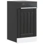 Panel para lavavajillas Lucca madera contrachapada negra by , Kitchen cabinets - Ref: Foro24-853888, Price: 27,83 €, Discount: %