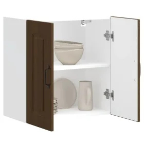 Armario de pared cocina Kalmar madera ingeniería roble marrón de , Armarios de cocina - Ref: Foro24-853584, Precio: 62,73 €, ...