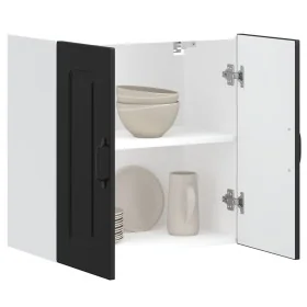 Armario de pared para cocina Kalmar madera de ingeniería negra by , Kitchen cabinets - Ref: Foro24-853578, Price: 60,68 €, Di...