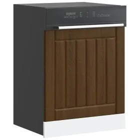 Panel para lavavajillas Lucca madera contrachapada roble marrón de , Armarios de cocina - Ref: Foro24-853904, Precio: 34,21 €...