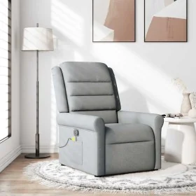 Sillón reclinable de masaje de tela gris claro von , Sessel - Ref: Foro24-4015646, Preis: 213,58 €, Rabatt: %