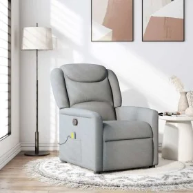 Sillón reclinable de masaje de tela gris claro von , Sessel - Ref: Foro24-4015606, Preis: 210,69 €, Rabatt: %