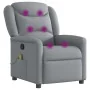 Sillón reclinable de masaje de tela gris claro von , Sessel - Ref: Foro24-4015606, Preis: 210,69 €, Rabatt: %