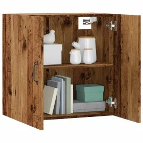 Armario pared madera ingeniería envejecida 60x31x60 cm by , Lockers and storage cabinets - Ref: Foro24-857071, Price: 56,80 €...