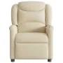 Sillón reclinable de tela crema de , Sillones - Ref: Foro24-4015604, Precio: 188,60 €, Descuento: %