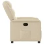 Sillón reclinable de tela crema de , Sillones - Ref: Foro24-4015604, Precio: 188,60 €, Descuento: %