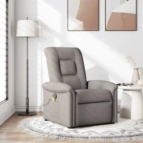 Sillón de masaje reclinable de tela gris taupé by , Armchairs - Ref: Foro24-4015633, Price: 207,41 €, Discount: %