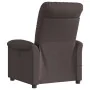 Sillón de masaje reclinable de tela marrón oscuro by , Armchairs - Ref: Foro24-4015631, Price: 205,89 €, Discount: %