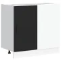 Mueble bajo para fregadero de madera de ingeniería negra de , Armarios de cocina - Ref: Foro24-854290, Precio: 76,82 €, Descu...