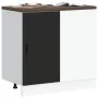 Mueble bajo para fregadero de madera de ingeniería negra de , Armarios de cocina - Ref: Foro24-854290, Precio: 76,82 €, Descu...