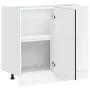 Mueble bajo para fregadero de madera de ingeniería negra de , Armarios de cocina - Ref: Foro24-854290, Precio: 76,82 €, Descu...