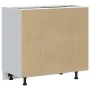 Mueble bajo para fregadero de madera de ingeniería negra de , Armarios de cocina - Ref: Foro24-854290, Precio: 76,82 €, Descu...