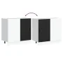 Mueble bajo para fregadero de madera de ingeniería negra de , Armarios de cocina - Ref: Foro24-854290, Precio: 76,82 €, Descu...
