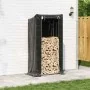 Leñero cubierta lluvia 100x60x200 cm acero galvanizado by , Firewood bags and holders - Ref: Foro24-4104949, Price: 82,73 €, ...