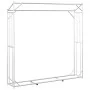 Leñero con protector de lluvia 200x40x200 cm acero galvanizado von , Brennholztaschen und -halter - Ref: Foro24-4104956, Prei...