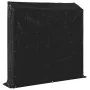Leñero con protector de lluvia 200x40x200 cm acero galvanizado von , Brennholztaschen und -halter - Ref: Foro24-4104956, Prei...