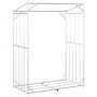 Leñero con protector de lluvia 150x80x200 cm acero galvanizado von , Brennholztaschen und -halter - Ref: Foro24-4104954, Prei...