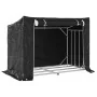 Leñero cubierta lluvia 151x80,5x110,5 cm acero galvanizado by , Firewood bags and holders - Ref: Foro24-4104942, Price: 91,42...
