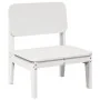 Silla de jardín madera maciza de pino blanco 60x52,5x72 cm von , Gartenstühle - Ref: Foro24-859318, Preis: 66,54 €, Rabatt: %