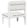 Silla de jardín madera maciza de pino blanco 60x52,5x72 cm von , Gartenstühle - Ref: Foro24-859318, Preis: 66,54 €, Rabatt: %