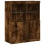 Aparador de madera de ingeniería roble ahumado 81x37x100 cm von , Schließfächer und Lagerschränke - Ref: Foro24-3318621, Prei...