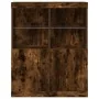Aparador de madera de ingeniería roble ahumado 81x37x100 cm von , Schließfächer und Lagerschränke - Ref: Foro24-3318621, Prei...