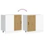 Mueble bajo para fregadero Lucca madera artesanal de roble de , Armarios de cocina - Ref: Foro24-854317, Precio: 93,67 €, Des...