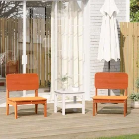 Sillas de jardín 2 uds marrón cera 60x52,5x72 cm von , Gartenstühle - Ref: Foro24-859324, Preis: 116,85 €, Rabatt: %