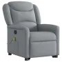 Sillón de masaje reclinable de pie de tela gris claro by , Armchairs - Ref: Foro24-3303204, Price: 295,69 €, Discount: %