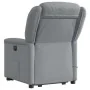 Sillón de masaje reclinable de pie de tela gris claro by , Armchairs - Ref: Foro24-3303204, Price: 295,69 €, Discount: %