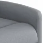 Sillón de masaje reclinable de pie de tela gris claro by , Armchairs - Ref: Foro24-3303204, Price: 295,69 €, Discount: %