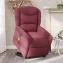 Sillón de masaje eléctrico reclinable elevable tela rojo tinto de , Sillones - Ref: Foro24-3303227, Precio: 344,26 €, Descuen...
