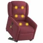 Sillón de masaje eléctrico reclinable elevable tela rojo tinto de , Sillones - Ref: Foro24-3303227, Precio: 344,26 €, Descuen...