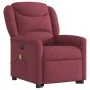 Sillón de masaje eléctrico reclinable elevable tela rojo tinto de , Sillones - Ref: Foro24-3303227, Precio: 344,26 €, Descuen...