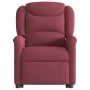 Sillón de masaje eléctrico reclinable elevable tela rojo tinto de , Sillones - Ref: Foro24-3303227, Precio: 344,26 €, Descuen...