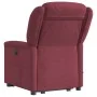 Sillón de masaje eléctrico reclinable elevable tela rojo tinto de , Sillones - Ref: Foro24-3303227, Precio: 344,26 €, Descuen...