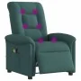 Sillón reclinable de masaje eléctrico tela verde oscuro de , Sillones - Ref: Foro24-3303250, Precio: 259,34 €, Descuento: %