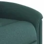 Sillón reclinable de masaje eléctrico tela verde oscuro de , Sillones - Ref: Foro24-3303250, Precio: 259,34 €, Descuento: %