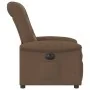 Sillón reclinable eléctrico de tela marrón by , Armchairs - Ref: Foro24-3303238, Price: 245,87 €, Discount: %