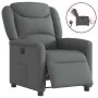 Sillón reclinable eléctrico de tela gris oscuro by , Armchairs - Ref: Foro24-3303175, Price: 243,75 €, Discount: %