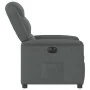 Sillón reclinable eléctrico de tela gris oscuro by , Armchairs - Ref: Foro24-3303175, Price: 243,75 €, Discount: %