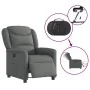 Sillón reclinable eléctrico de tela gris oscuro by , Armchairs - Ref: Foro24-3303175, Price: 243,75 €, Discount: %